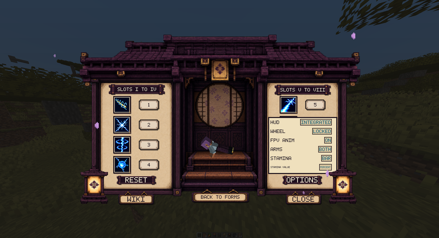 Breath Menu — combat preferences panel